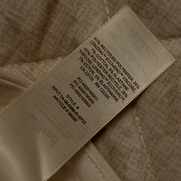 Aritzia Wilfred Effortless Cream Women's Trousers - Picture 16 of 16